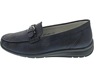 Waldläufer Hinata Mokassin Blau - Blau / 38