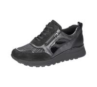 Waldläufer Damenschuhe Elegante Schnürer SCHWARZ SCHWARZ - Gr. - 6 UK