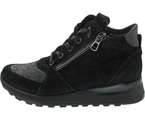 Waldläufer Hiroko Schnürstiefelette Schwarz - Schwarz / 40