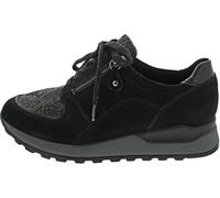 Waldläufer Hiroko-Soft sportlicher Schnürer Schwarz - Schwarz / 38