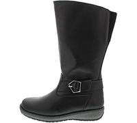 Waldläufer Hoja Warmfutter Schaftstiefel schwarz H-Weite Glattleder 533932 für Damen, schwarz, Größe 40 EU / 6,5 UK