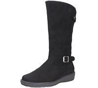 Waldläufer Hoja Stiefel (Langschaft), Futter echt Lammfell, Bear (Nubuk), Weite H, schwarz 533904-165-001 schwarz Gr. 38