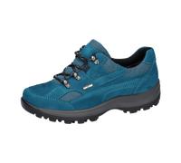 Trekkingschuh WALDLÄUFER "HOLLY", Damen, Gr. 8,5 (42,5), blau, Nubukleder, Textil, unifarben, Schuhe, Outdoorschuh, Wanderschuh, Tex-Schnürschuh in Komfortweite H (34935163-8,5) blau