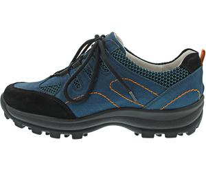 Waldläufer Holly sportlicher Schnürer Blau - Blau / 41,5