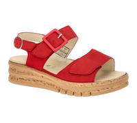 Waldläufer Arlene Plateau Sandale rot K-Weite 677001 - Größe 42