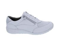 Waldläufer K-Ira Halbschuh OrthoTritt 634K02-309-663, Glattleder mit Stretch, Weiß/Silber, Weite K Weiß Gr. 40