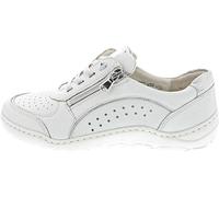 Waldläufer Milena Schuhe weiß silber K-Weite perforiert 612005 für Damen, weiß, Größe 41 EU / 7,5 UK