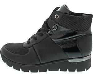 Waldläufer K-Ramona Schnürstiefelette Schwarz - Schwarz / 37