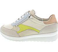 Waldläufer Sneaker K-Sunny 7 perl lightgold lime Damen Beige Größe 40 ½ EU / 7 UK