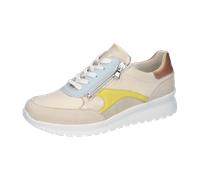 Waldläufer Damensneaker K-Sunny Low perl lightgold lime Größe 6 UK