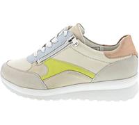 Waldläufer Sneaker K-Sunny Damen Beige perl lightgold lime Größe 42 EU / 8 UK