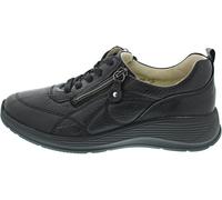 Waldläufer Kalea Damen Halbschuhe Sneaker Schnürschuhe schwarz/Hirsch