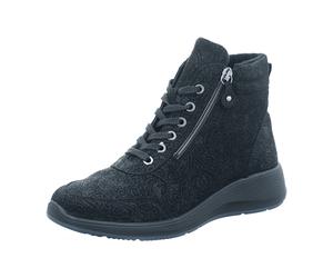 Waldläufer Kalea Stiefelette schwarz Glitzer K-Weite 698801 für Damen, schwarz, Größe 41 EU / 7,5 UK