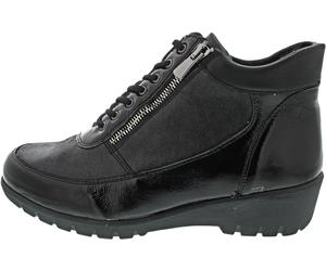 Waldläufer Kamela Schnürstiefel Schwarz - Schwarz / 39