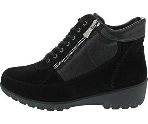 Waldläufer Kamela Schnürstiefelette Schwarz - Schwarz / 41