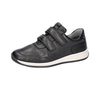 Waldläufer Kilian Schuhe blau K-Weite Hirsch Leder 686302 für Herren, schwarz, Größe 42 ½ EU / 8,5 UK