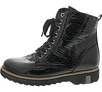 Waldläufer Kitomi Damen Schnürstiefel in Schwarz, Größe 6