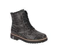 Waldläufer Kitomi Winter Stiefel schwarz weiß K-Weite für Damen, schwarz, Gr. 39 EU / 6 UK