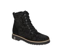 Waldläufer Kitomi Winter Stiefel schwarz Blumen K-Weite - Größe 40