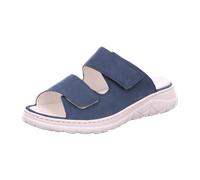 Waldläufer Komfort Pantoletten für Damen, blau, Größe 42 EU / 8 UK