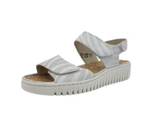 Waldläufer Komfort Sandalen für Damen, weiß, Größe 38 ½ EU / 5,5 UK