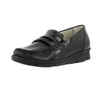 Waldläufer Komfort Slipper für Damen, schwarz, Größe 39 EU / 6 UK