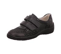 Waldläufer Komfort Slipper Halbschuh extra weit Hesna für Damen, schwarz, Größe 40 EU / 6,5 UK