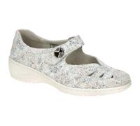 Waldläufer Mary-Jane Ballerina KYA 607309 175 070 Grau Reptil K-Weite Damen Größe 40,5
