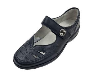 Waldläufer KYA für Damen, schwarz, Größe 41 EU / 7,5 UK
