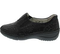 Waldläufer Kya Slipper schwarz K-Weite Glanz-Effekt - Größe 37.5