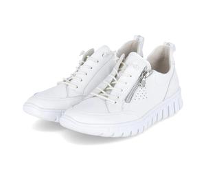 Waldläufer Low Sneaker BIRDY - Gr. 38 - Weiß - Glattleder