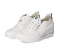 Waldläufer Damen Sneaker Himona Weite H Hirschleder Weiß Größe 41 EU / 7,5 UK