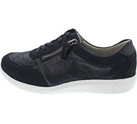 Waldläufer M-Ira sportlicher Schnürer Blau - Blau / 39