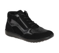 Waldläufer M-Ira Bootie, Nubukleder mit Stretcheinsatz, schwarz, Weite M 815M80-304-001 schwarz Gr. 38 1/2