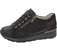 Waldläufer M-Sarah Damen sportlicher Schnürer in Braun, Größe 4.5