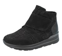 Waldläufer M-Sarah Damen Stiefelette schwarz Denver Karin Taipei Nubukleder