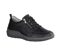 Waldläufer M-Tonia 831001-001 Schwarz - Schnürschuh mit Loser Einlage - Damenschuhe Bequeme Schnürschuhe, Schwarz, Leder (2X Hirsch Memphis), Gr. 39 EU