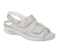 Waldläufer MERLE 811004 324 070 hell-grau - Sandalette für Damen - Größe 43