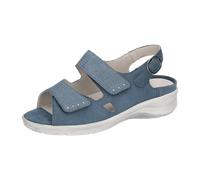 Waldläufer Merle Sandale blau denim M-Weite für Damen, blau, Größe 39 EU / 6 UK