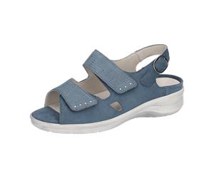 Waldläufer Merle Sandale blau denim M-Weite für Damen, blau, Größe 42 ½ EU / 8,5 UK