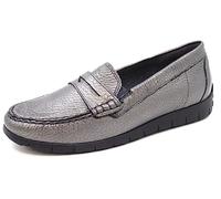 Waldläufer Komfort Slipper für Damen, grau, Gr. 37 ½ EU / 4,5 UK