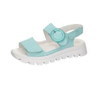 Waldläufer Nele Sandale grün vento H-Weite 730006 für Damen, türkis, Größe 37 ½ EU / 4,5 UK