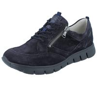 Waldläufer Orthotritt H-Namika Damen Halbschuhe Sneaker blau notte Nubukleder