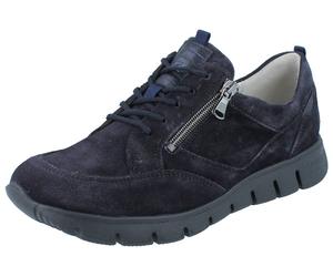 Waldläufer Orthotritt H-Namika Damen Halbschuhe Sneaker blau notte Nubukleder