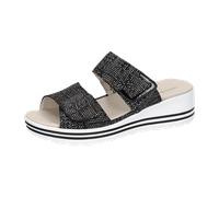 Waldläufer Damenschuhe Klassische Pantoletten SCHWARZ LS:WEISS SCHWARZ LS:WEISS - Gr. - 6 UK