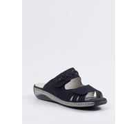 Waldläufer Pantolette G-Garda in blau in Größe: 37.5 für Damen Weite: G