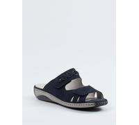 Waldläufer Pantolette in blau in Größe: 39 für Damen Weite: G