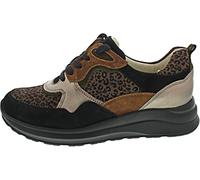 Waldläufer Rosa Schnürschuh Damen Schuhe Halbschuhe Schnürschuhe Sportlich Glattleder Gemustert