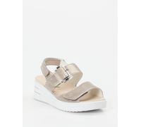 Waldläufer Sandalette in beige/grau in Größe: 42 für Damen Weite: H