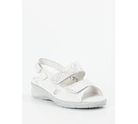 Waldläufer Sandalette in weiß in Größe: 38.5 für Damen Weite: M